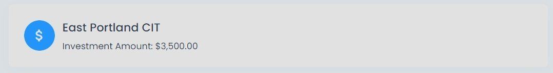 Investor Dashboard – First Tile