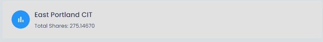 Investor Dashboard – Second Tile